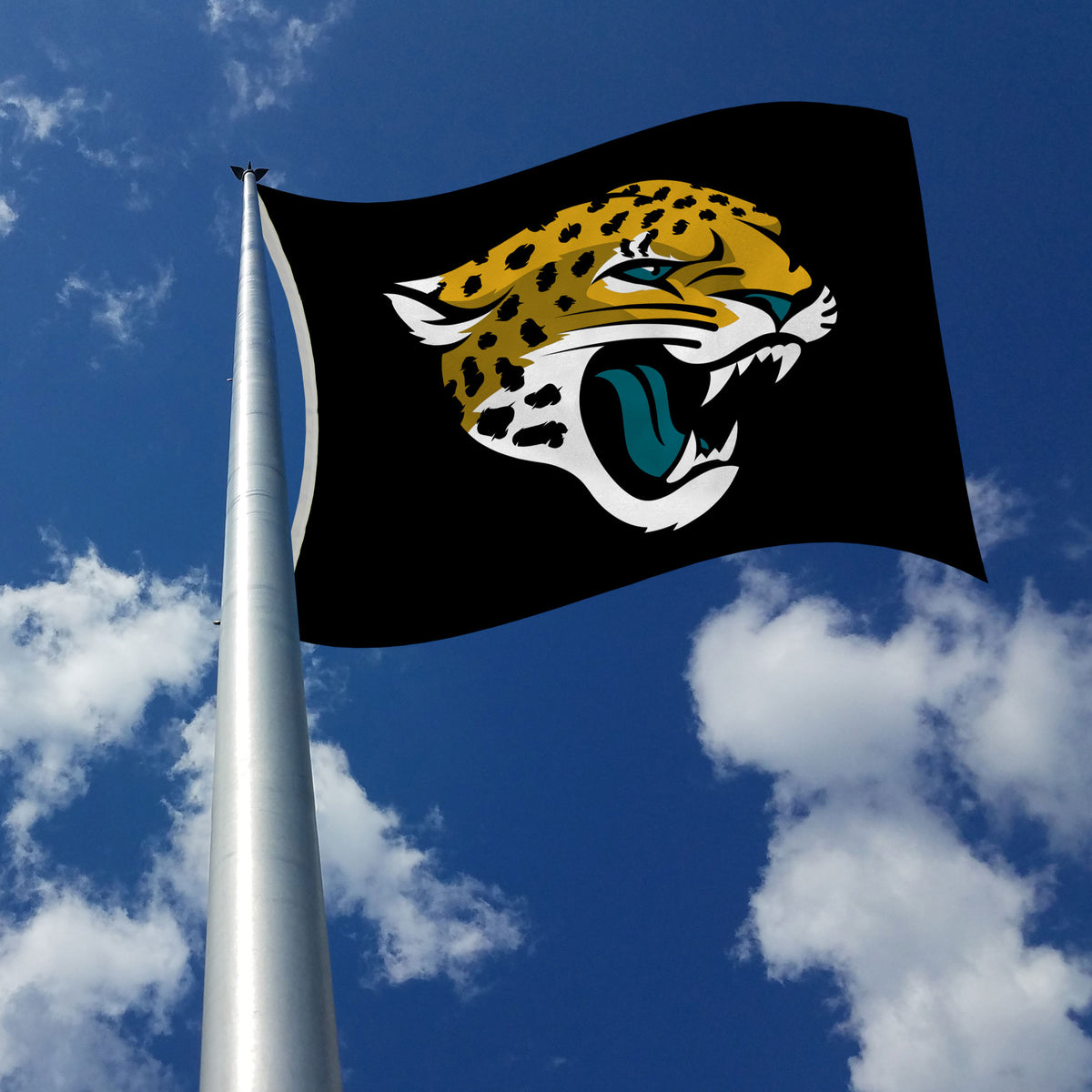 Jacksonville Jaguars Helmet Flag - 3' x 5'