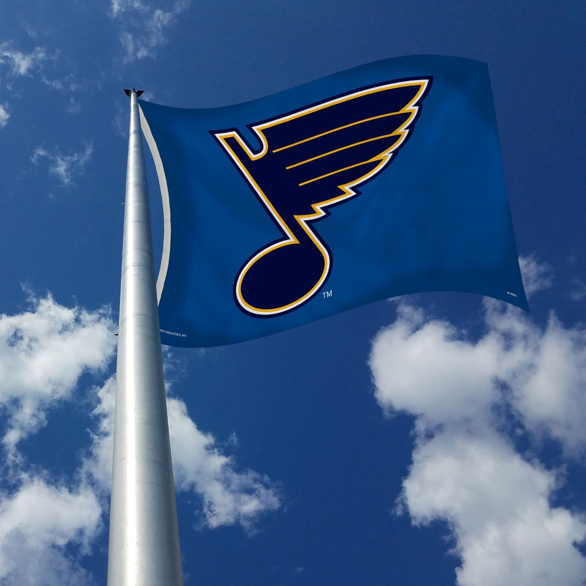 St. Louis Blues Flag 3 Plank Sign - Sports Unlimited