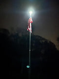 Solar Power Flagpole Light