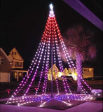 Service First Dream Flagpole Christmas Tree Lights