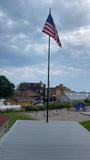 1.5"- 3" Diameter Flagpole Flat/Deck Mount