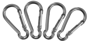 Stainless Steel Flagpole Clip 4-Pack
