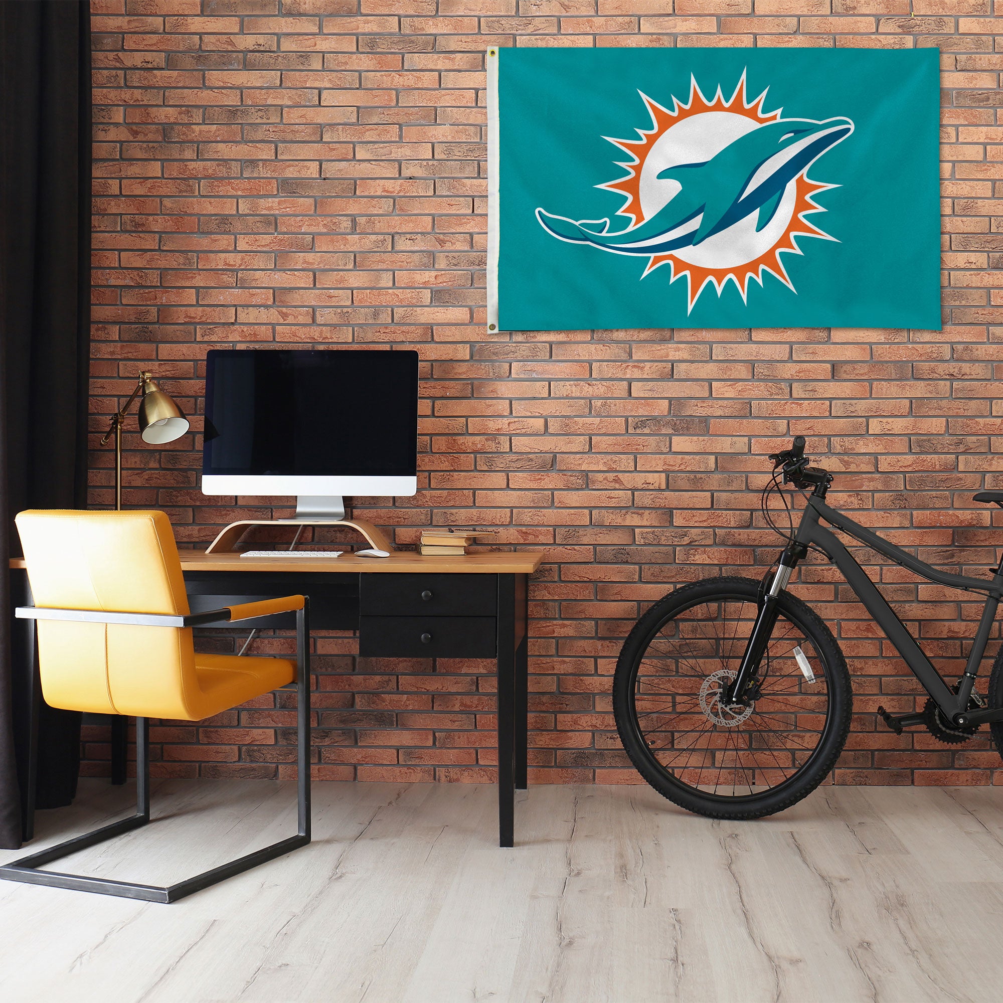 3'x5' Miami Dolphins Flag – Service First Products