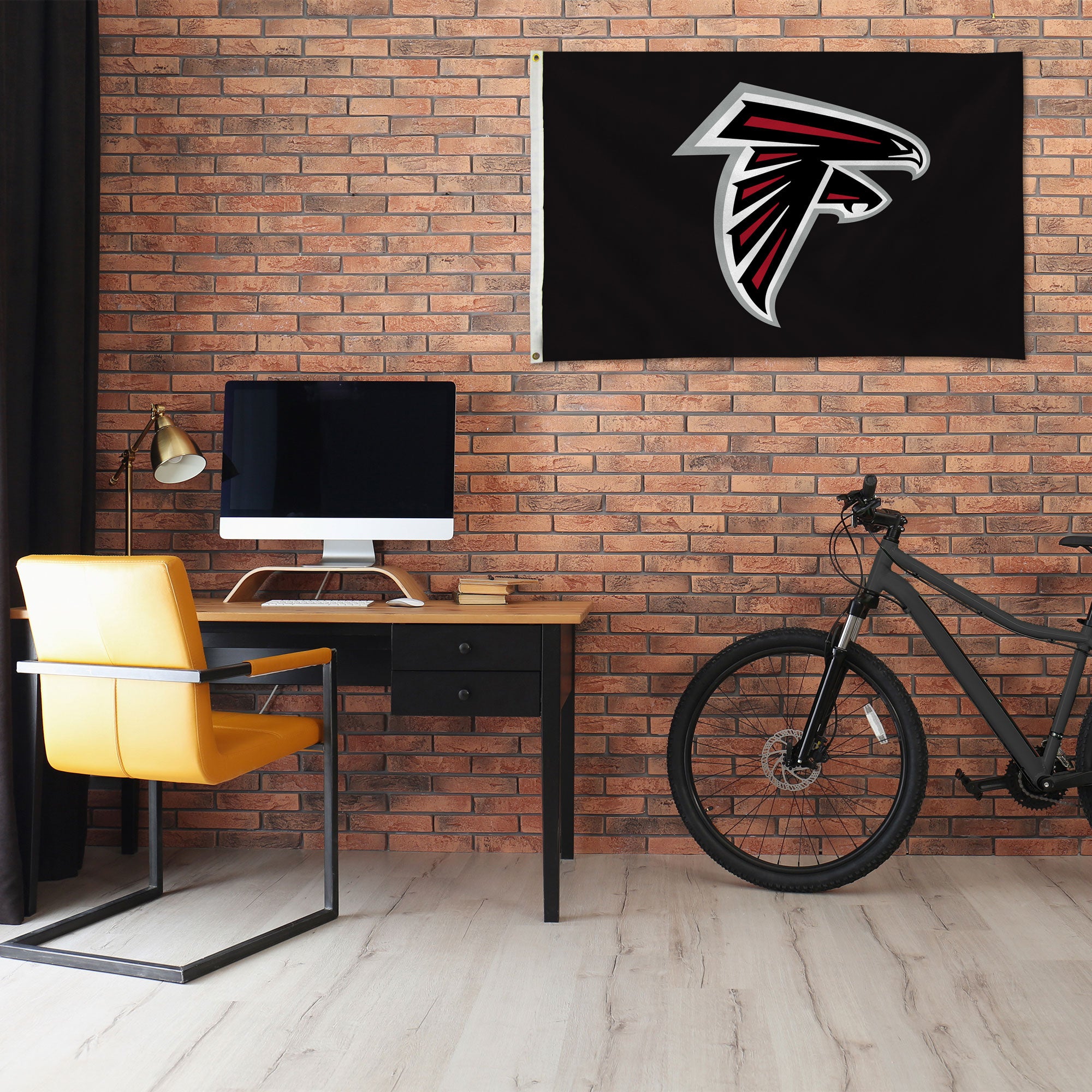 Atlanta Falcons Helmet 3' x 5' Flag