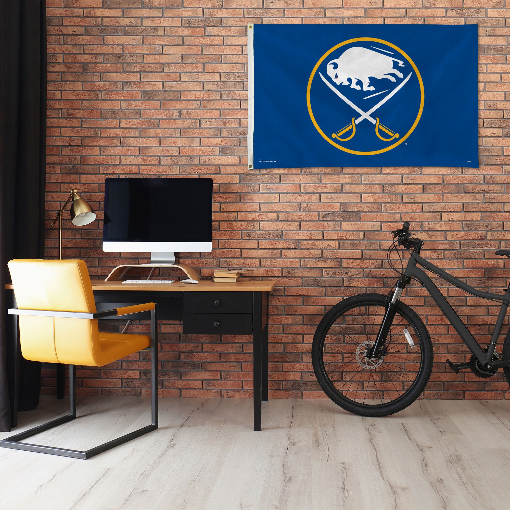 Buffalo Sabres Goat Head 3x5 Flag