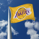 3'x5' Los Angeles Lakers Flag(Yellow)