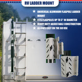 Universal R.V. Flagpole Ladder Mount