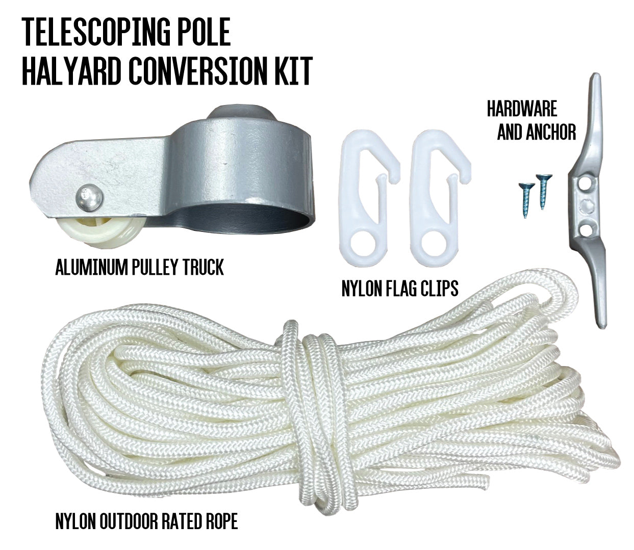 Halyard (Rope) Conversion kit – Service First Products