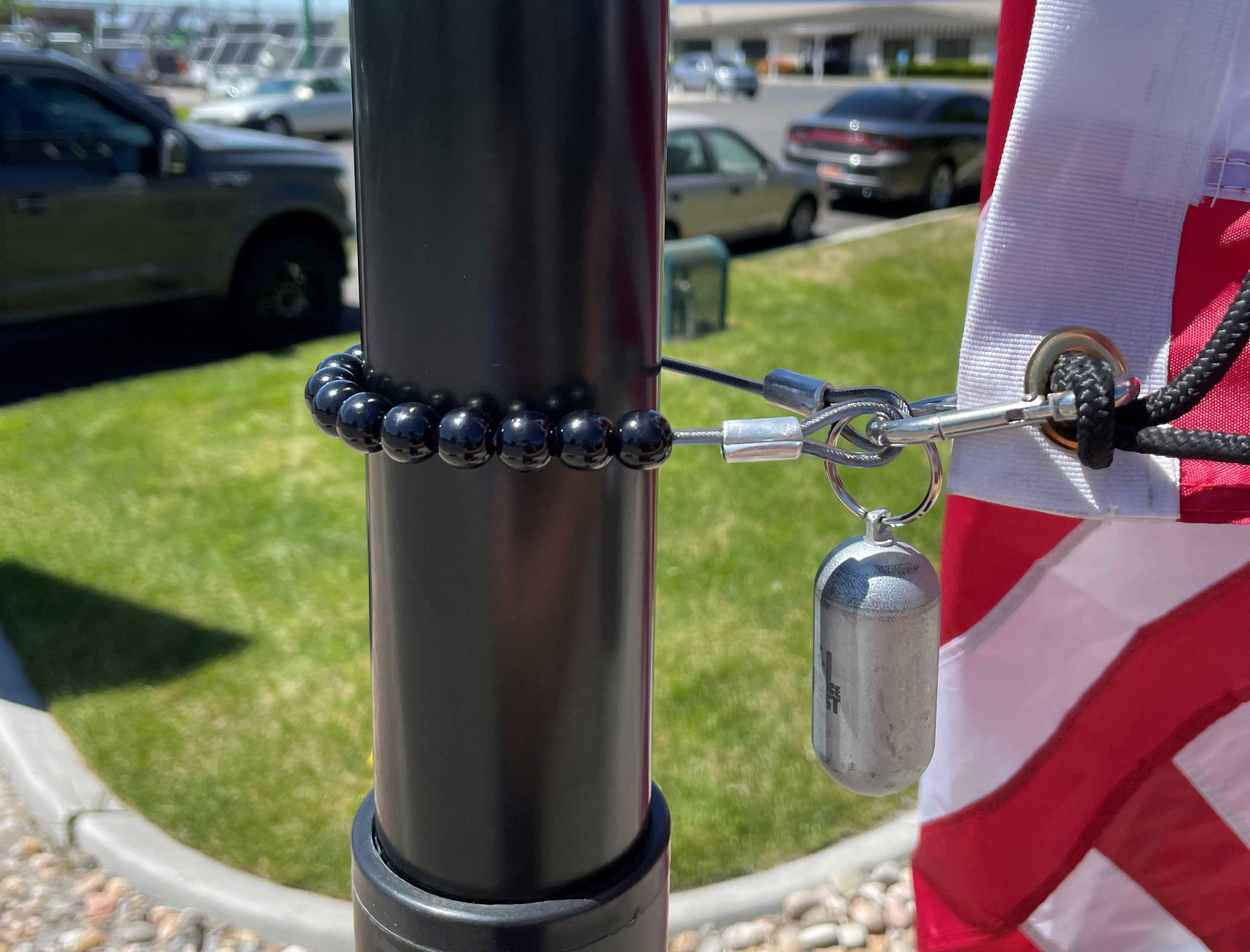 Stainless Steel Flag Tether and weight – Service First Products